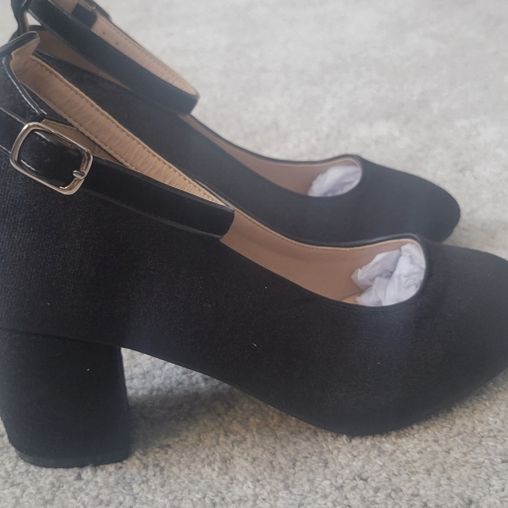 Chic Black Women's Block Heels
